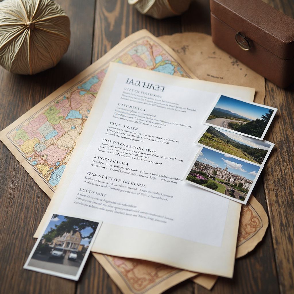 Travel itinerary proposal